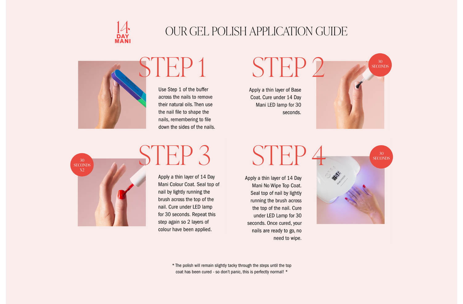 14 Day Manicure Gel Polish Application Guide Desktop