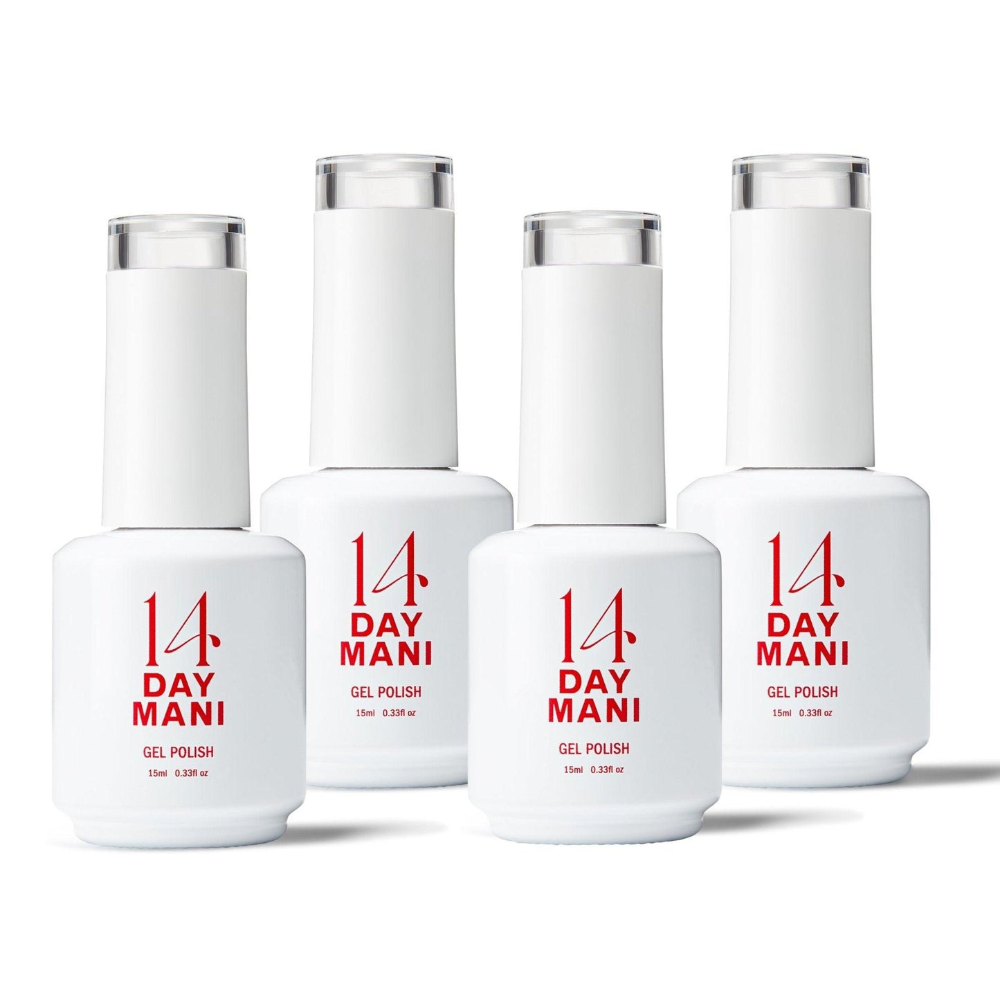 4 Gel Polish Colour Bundle - 14 Day Manicure