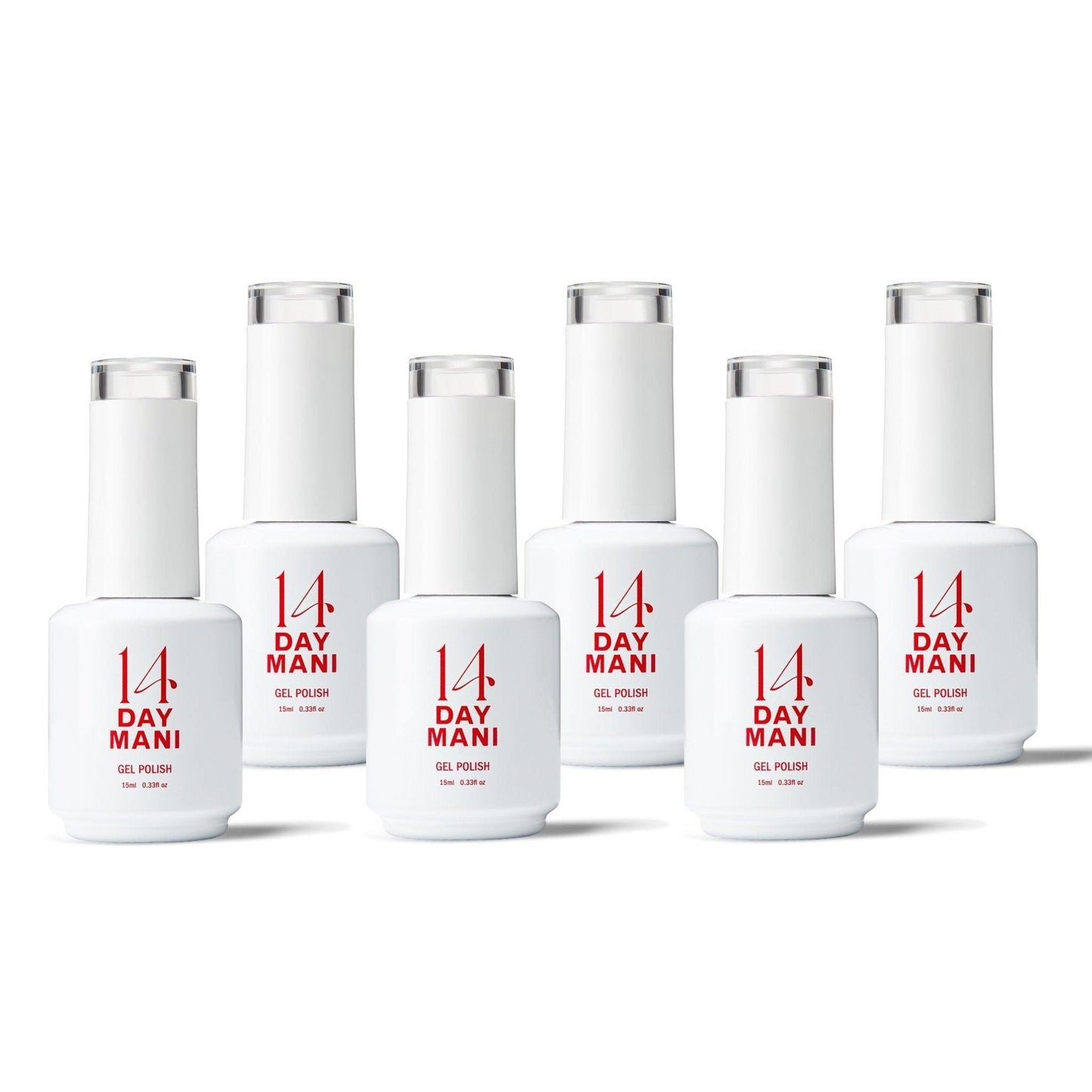 6 Gel Polish Colour Bundle - 14 Day Manicure