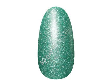 Green Camelian - Gold Sand Gel Polish - 14 Day Manicure - Nail Tip