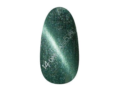 Green Fresh - Cat's Eyes Gel Polish - 14 Day Manicure - Nail Tip