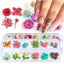 Nail Art Dried Flowers - 14 Day Manicure