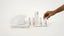 14 Day Mani Gel Polish Starter Kit with LED lamp, nail tools, and gel bottles on white background.