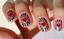 Saltburn Inspired Sacred Heart Nails