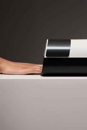 Gel polish application shown step-by-step.