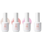 Four bottles of 14 Day Mani nail polish on a white background