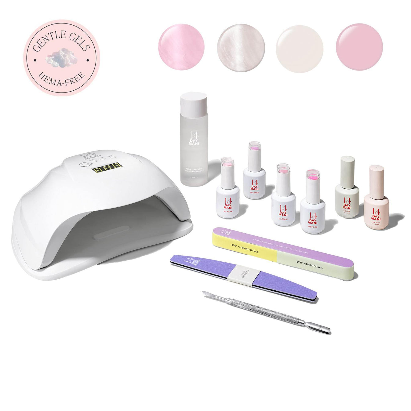 Gentle Gels™ Bridal Polish AtHome Kit 14 Day Manicure
