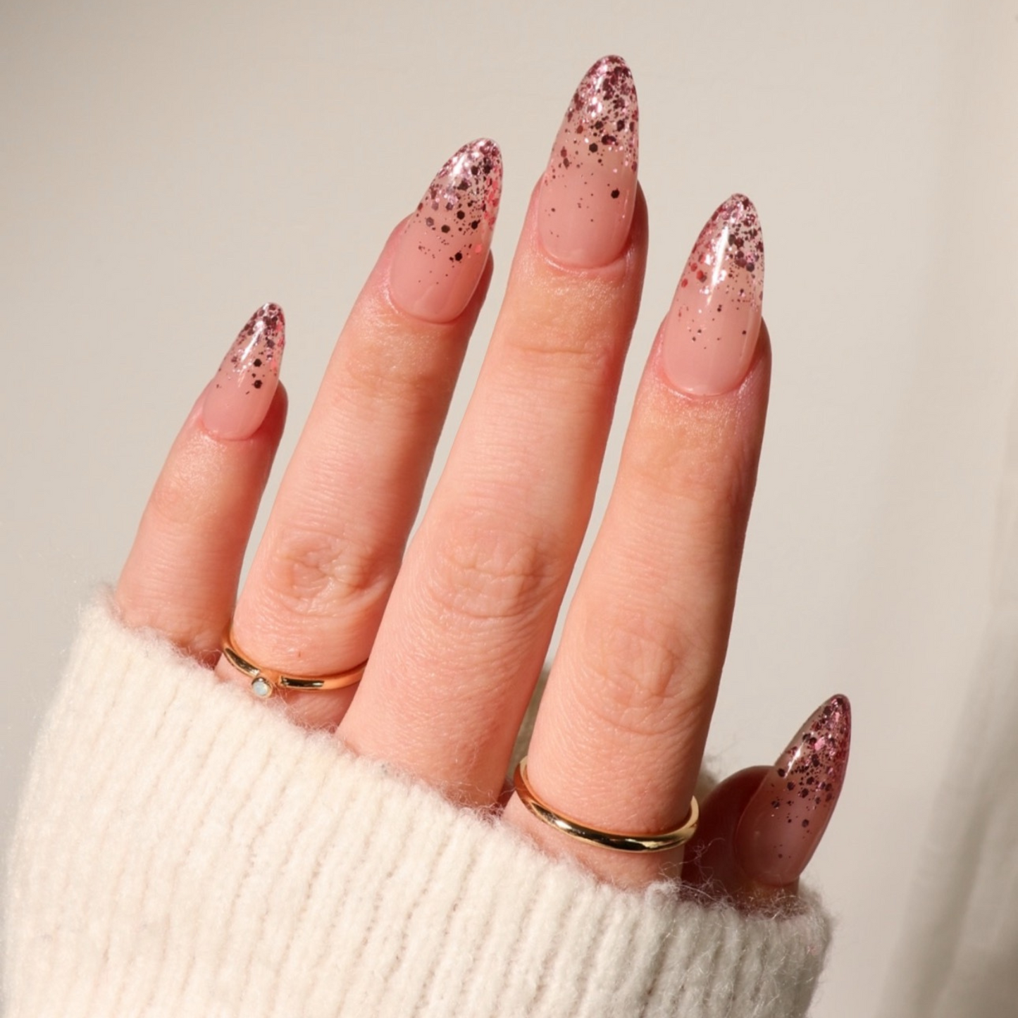 The Best Is Yet To Come – Pink Glitter Gel Nail Polish