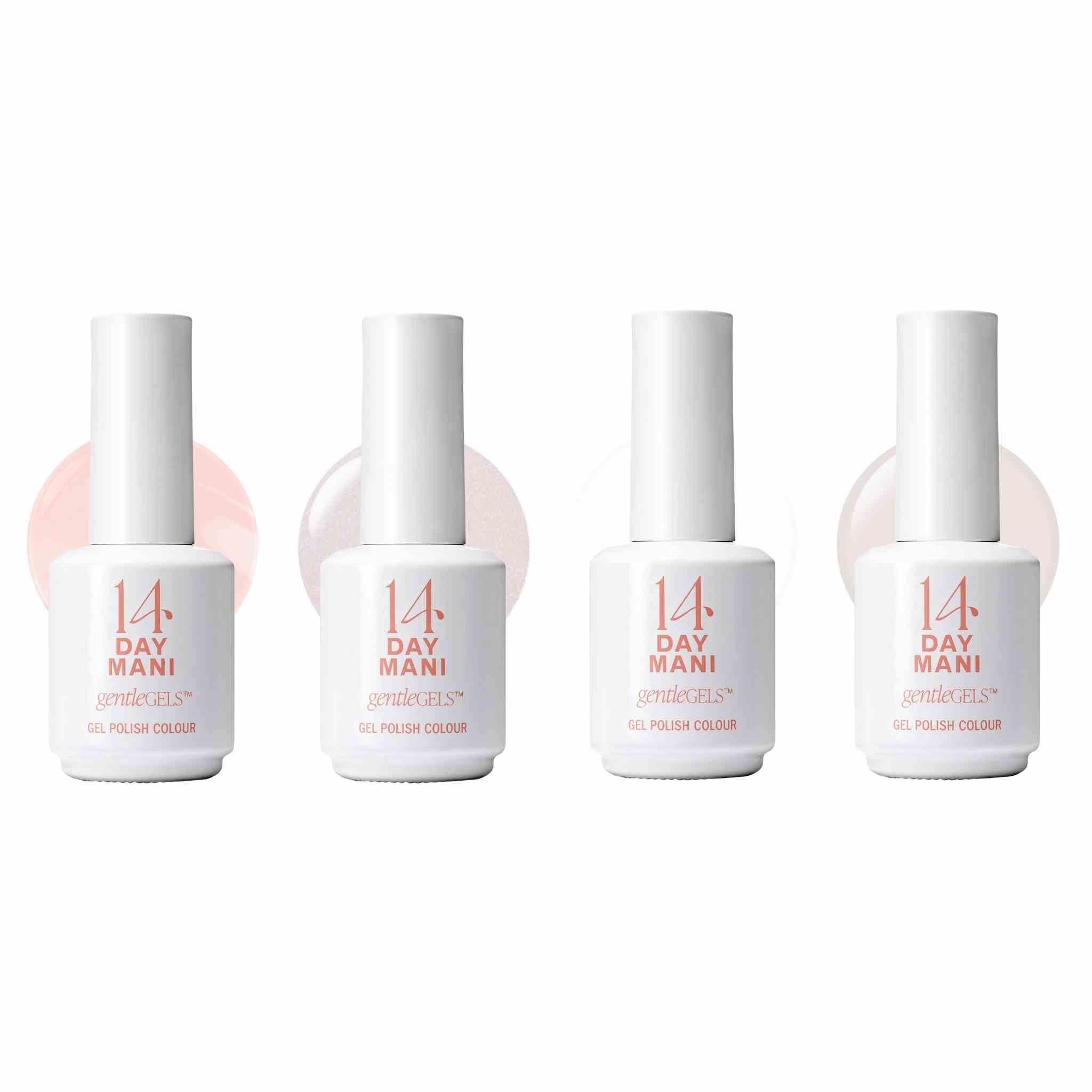 HEMA-free polish set designed for easy bridal nail prep and touch-ups.