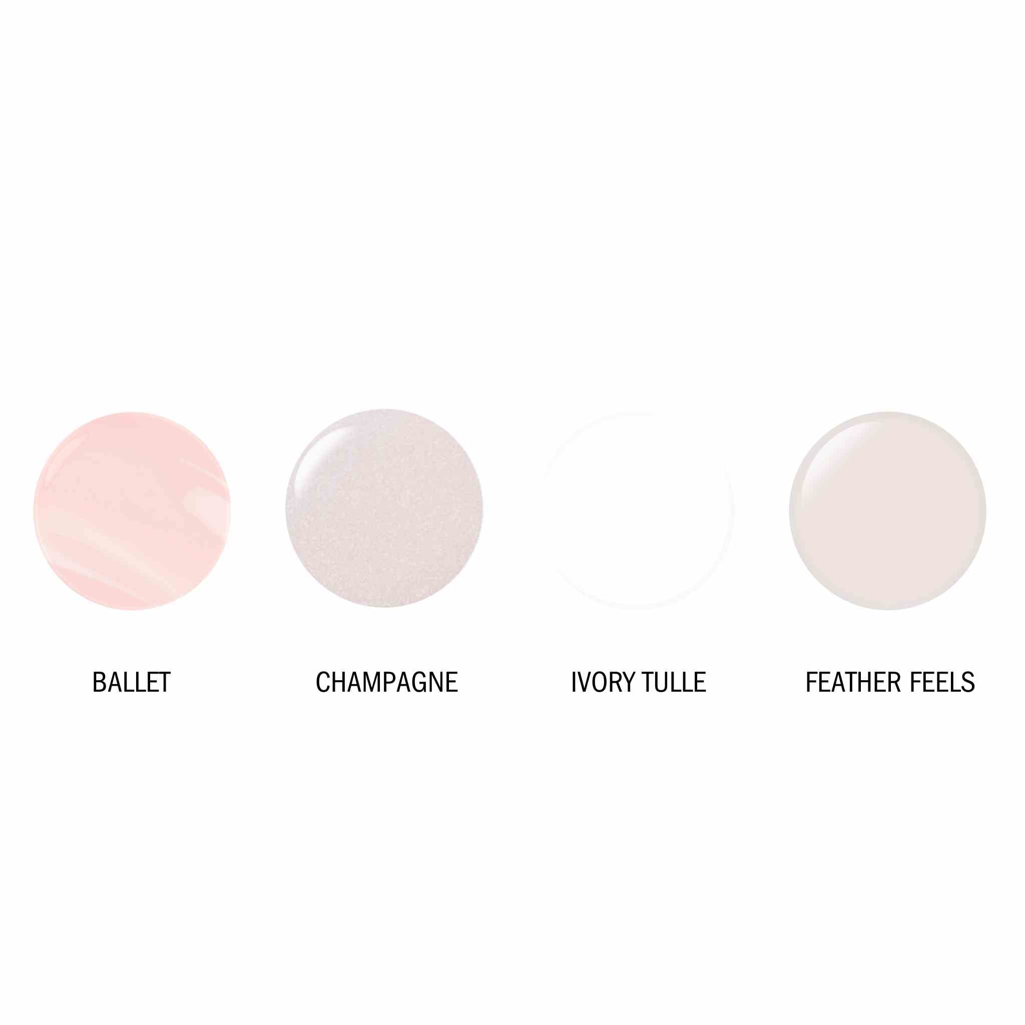 Nail Colours for Bridal Bliss Gel Polish Kit