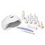 Gel Polish Kit with 8 shades