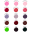 Color swatches with names on a white background