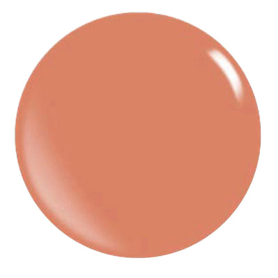 Solid peach-colored circle on a white background