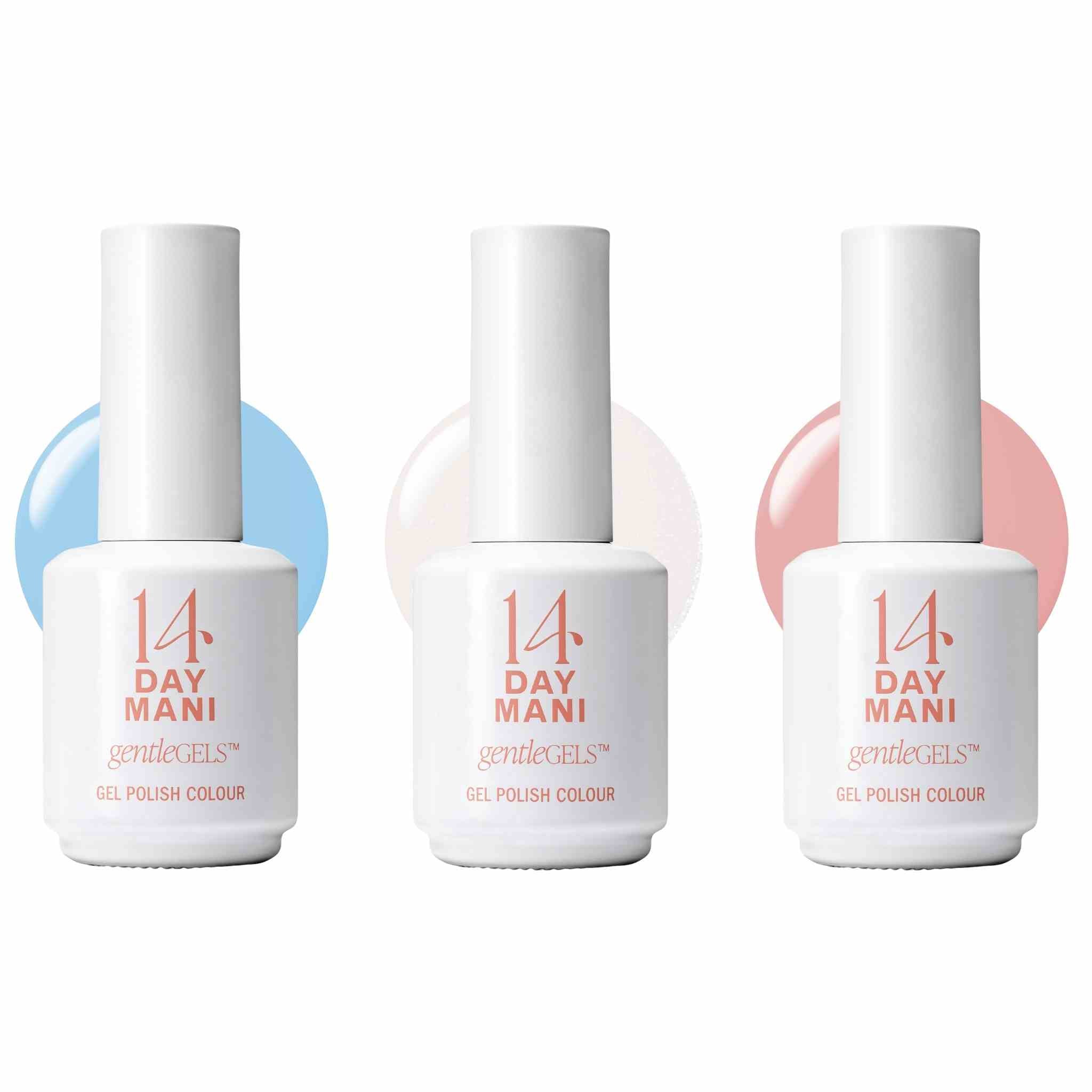 Bridal builder gel trio for timeless, salon-quality wedding nails.