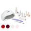 Classic Club Gel Kit with lamp, bottles, and tools on a white background