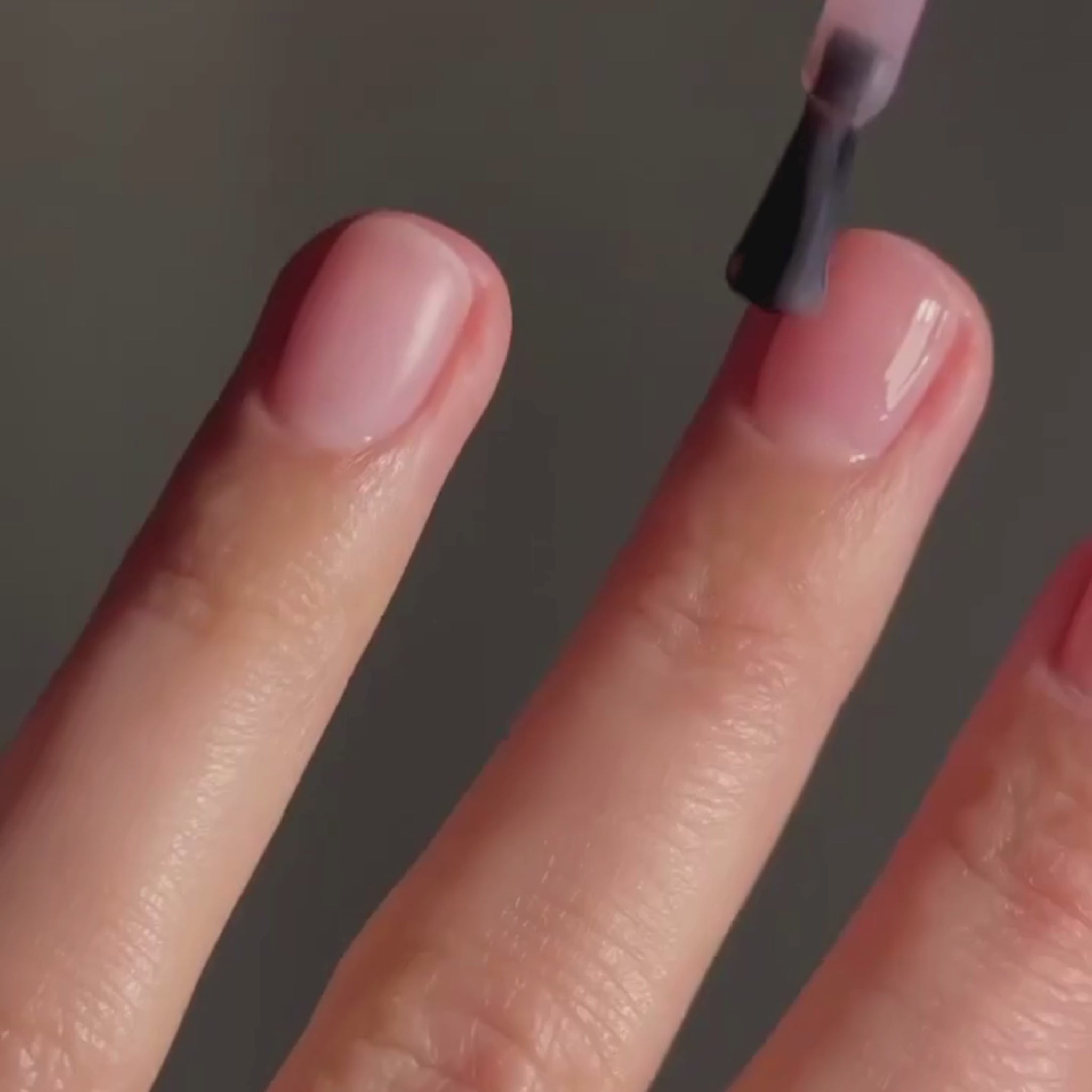 Lipgloss Nails In Sheer Pink - YouTube