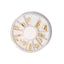 12pcs Alloy Jewellery Pearls - 14 Day Manicure