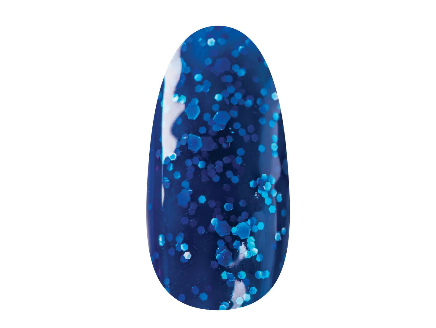 Blue Sparkle - Gel Polish - 14 Day Manicure - Nail Tip 
