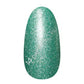 Green Camelian - Gold Sand Gel Polish - 14 Day Manicure - Nail Tip 