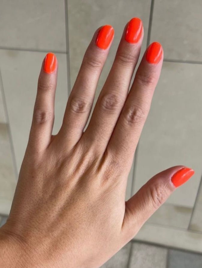 Keep Your Shirt On – Bright Orange Gel Nail Polish