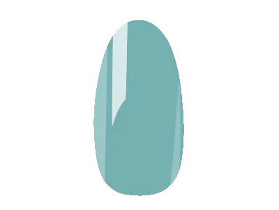 Ocean Blue - Gel Polish - 14 Day Manicure - Nail Tip 