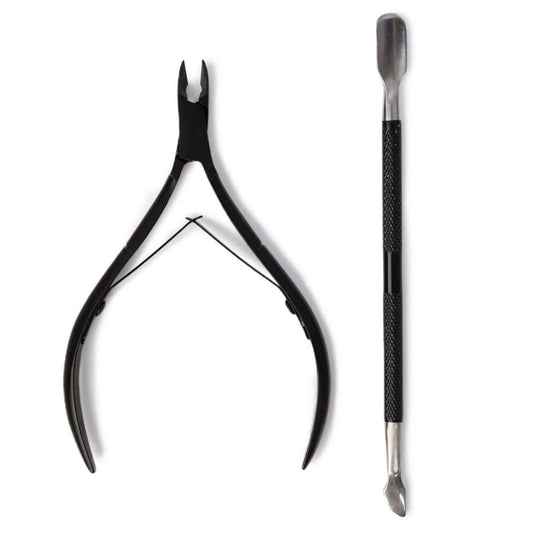 Stainless Steel Cuticle Nipper and Pusher - 14 Day Manicure - 1